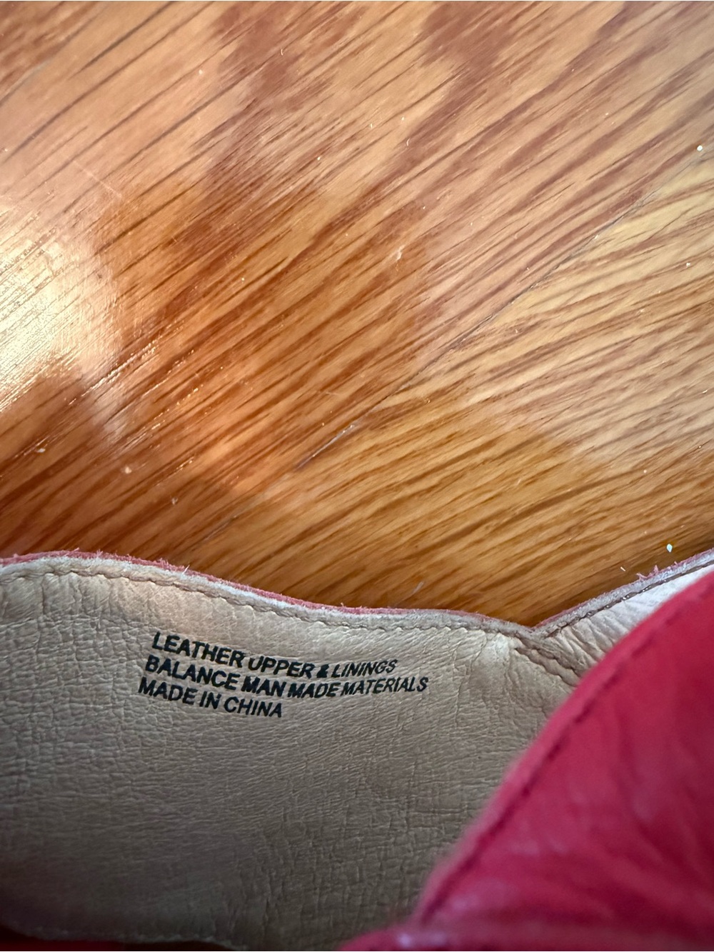 Børn Malheur Red Leather Slingback Cork Wedge Sandals Size 8 - Picture 6 of 7